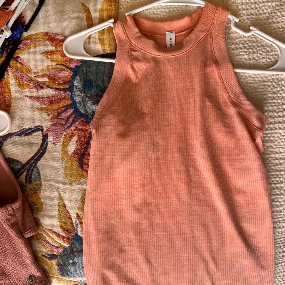 Athleta Racerback tank top for running and yoga